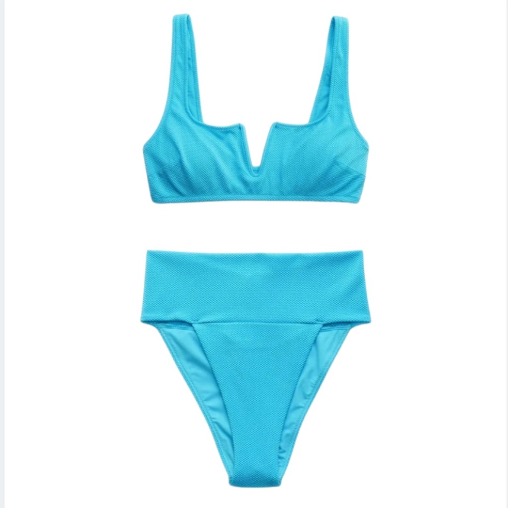 **NWT** AERIE SHINE PIQUE BIKINI